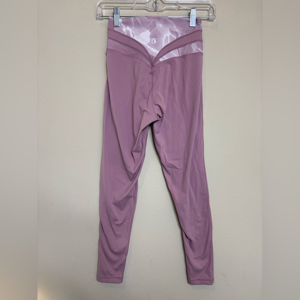 Buffbunny Journey Collection Pink Marble Leggings Mediumm